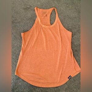 Patagonia Mauve Pink Capilene Cool Trail Raceback Tank Top XS